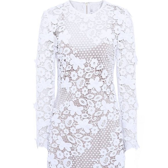 Selp-Portrait 3D Guipure mini dress US 6 - Picture 3 of 14